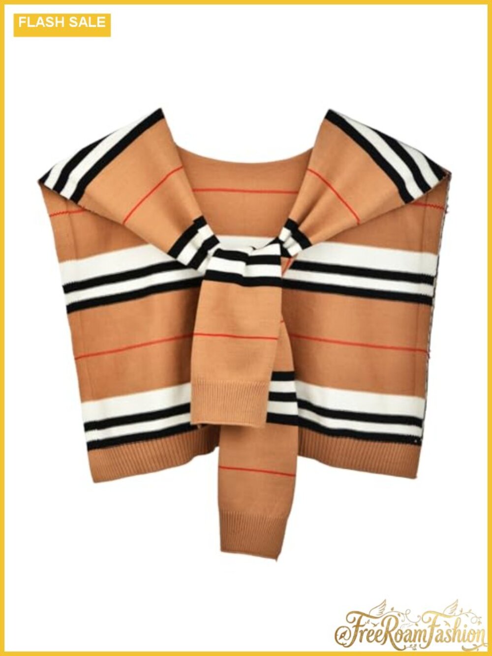Sweater Knit Shawl Wrap for Women Knotted Travel Casual Scarf Cape
